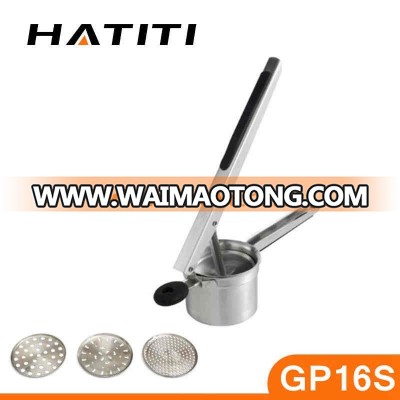 Stainless steel manual potato press potato ricer GP16S